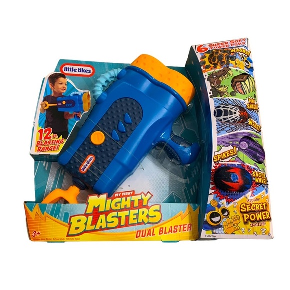 Little Tikes | Mighty Blaster Dual Blaster 12-Foot Blasting Range New In Box - Picture 1 of 8